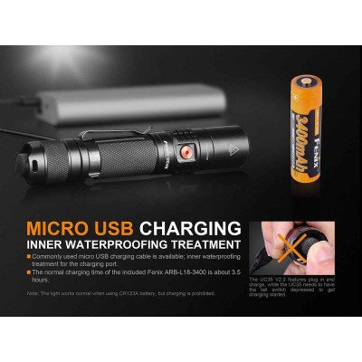 Fenix UC35 V2.0 Torcia Led 1000 Lumen | ArmySport