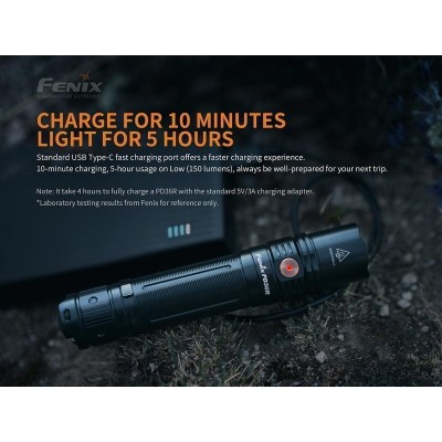 PD36R Torcia Led 1600 Lumen FENIX