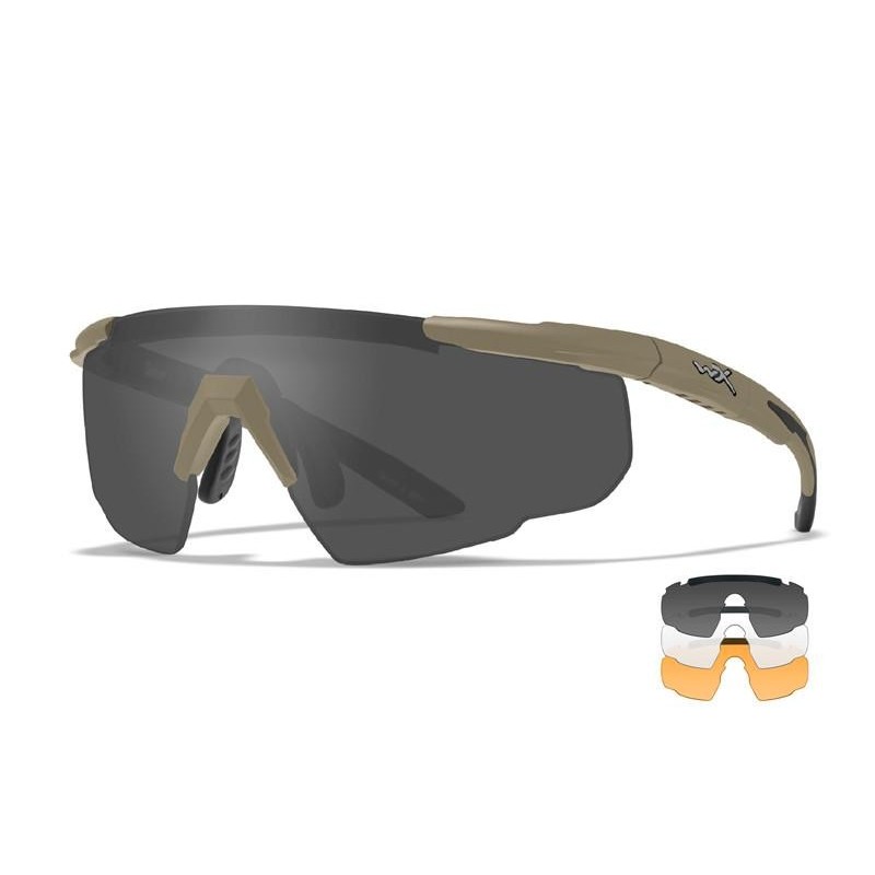 Wiley X Saber Advanced Protezione Balistica 2 Lenti (Desert)