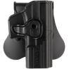 Fondina Glock 17/18/19/22 con Paddle (Nera)