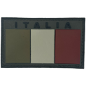 Patch PVC Bandiera Italia Bassa Visibilità (Olive Drab)