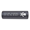 Silenziatore Stay Back 110x30mm