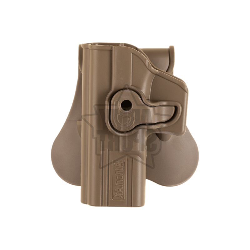 Fondina Mancina Glock 17/18/19/22 con Paddle (Coyote)