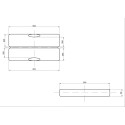 Valigia Rigida 955x240x80 mm