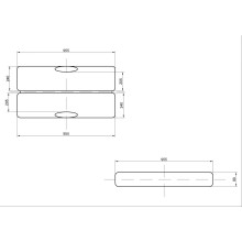 Valigia Rigida 955x240x80 mm