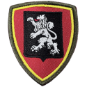 Patch Ricamata Brigata Aosta (Sfondo Rosso)