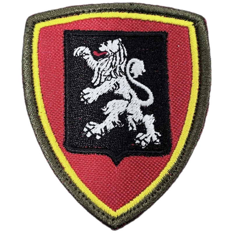 Patch Ricamata Brigata Aosta (Sfondo Rosso)