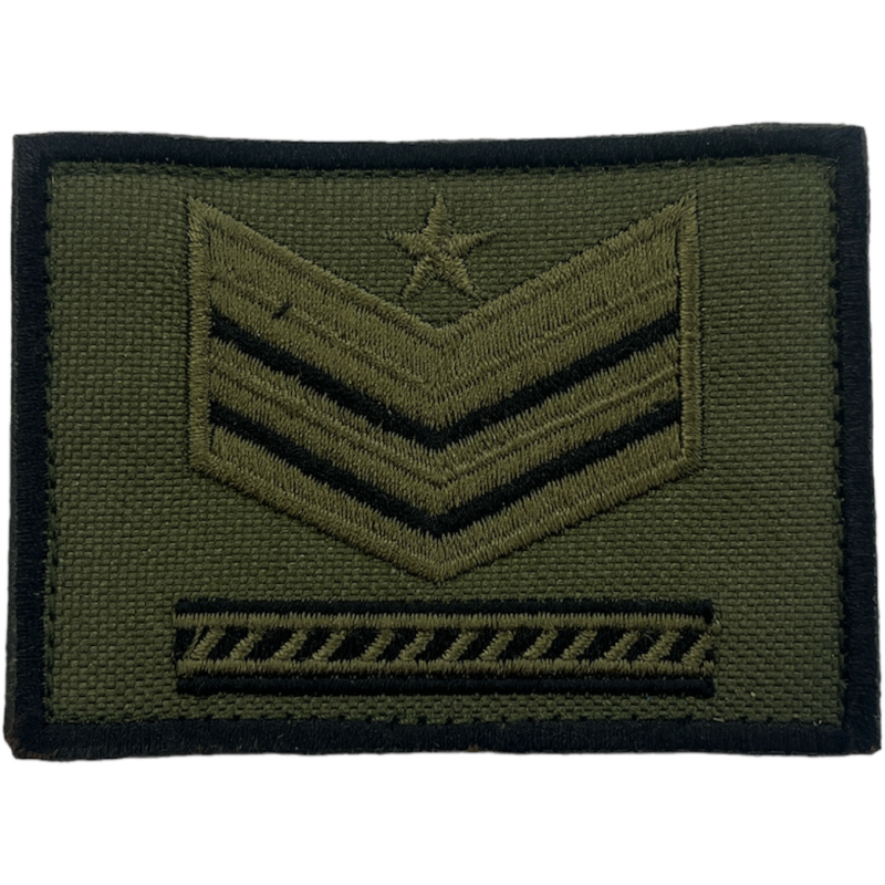 Grado Velcro Sergente Maggiore Capo Qualifica Speciale (Bassa Visibili
