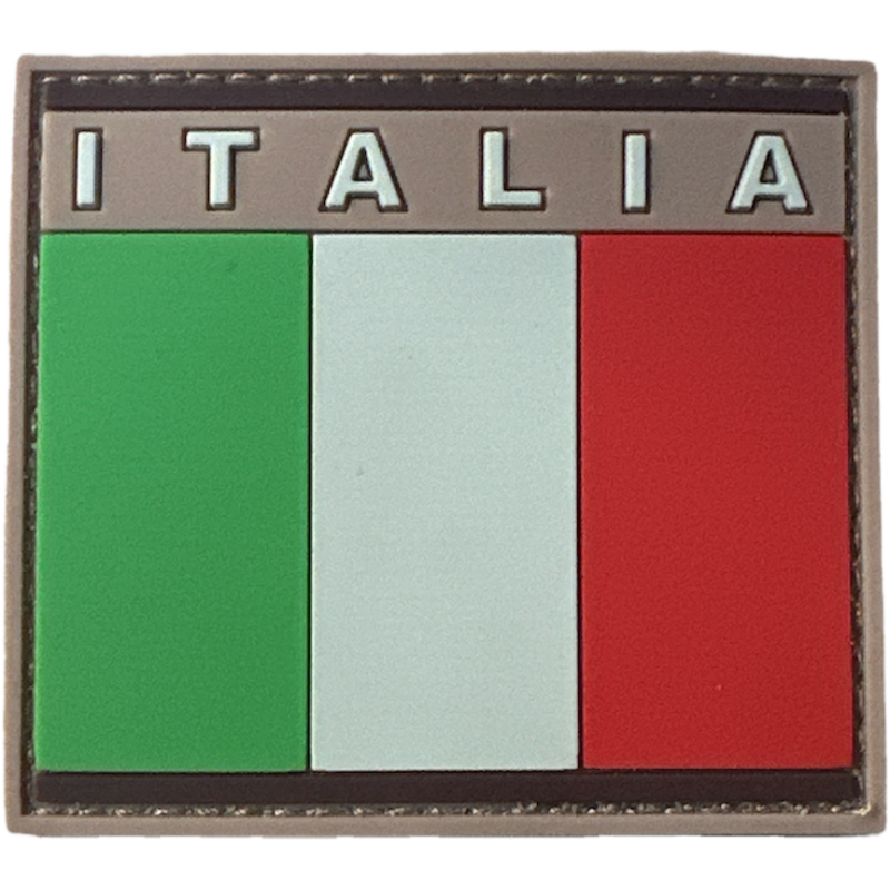 Patch PVC Italia Flag (Desert)