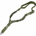 Cinghia Tattica Bungee 1 punto (Verde)