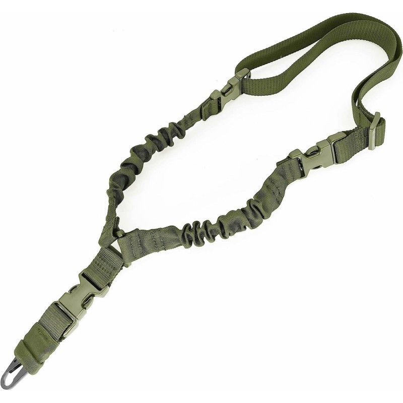 Cinghia Tattica Bungee 1 punto (Verde)
