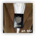 Ascot 602SP Porta Placca + Tesserino da collo Polizia di Stato