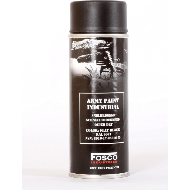 Fosco Spray Flat Black 400ml