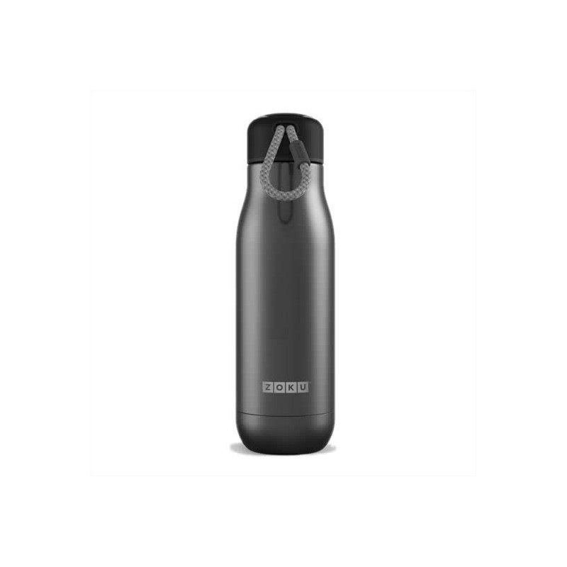 Bottiglia Thermos Acciaio Inossidabile Gun Metal 500 ml ZOKU