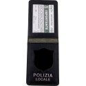 Ascot 360SP Porta Placca + Tesserino in Pelle Polizia Locale
