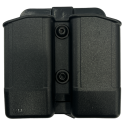 Porta Caricatore Doppio con Passante Rotativo (Nero) VEGA HOLSTER
