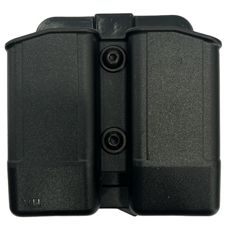 Porta Caricatore Doppio con Passante Rotativo (Nero) VEGA HOLSTER
